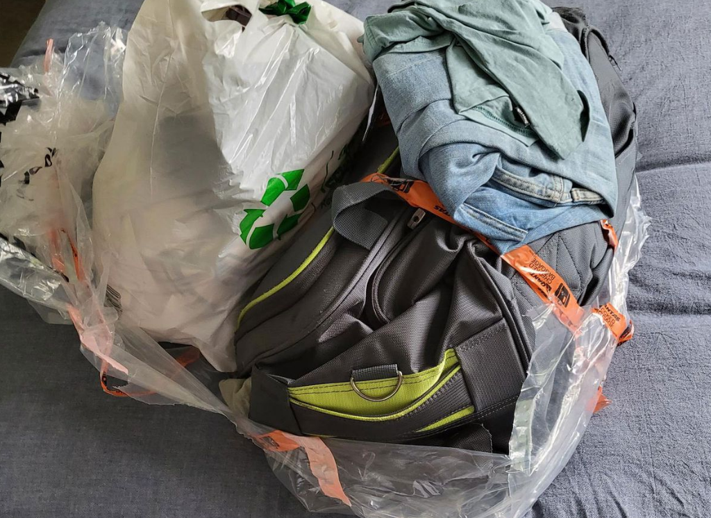Traveller's bizarre experience after luggage turns up wrecked