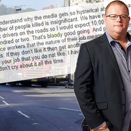 Mark Levy blasts listener who says police and ambulance workers need to 'stop whingeing'