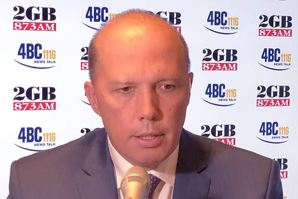 Home Affairs Minister Peter Dutton