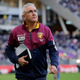Brisbane coach reacts to son-of-gun nominating the Lions