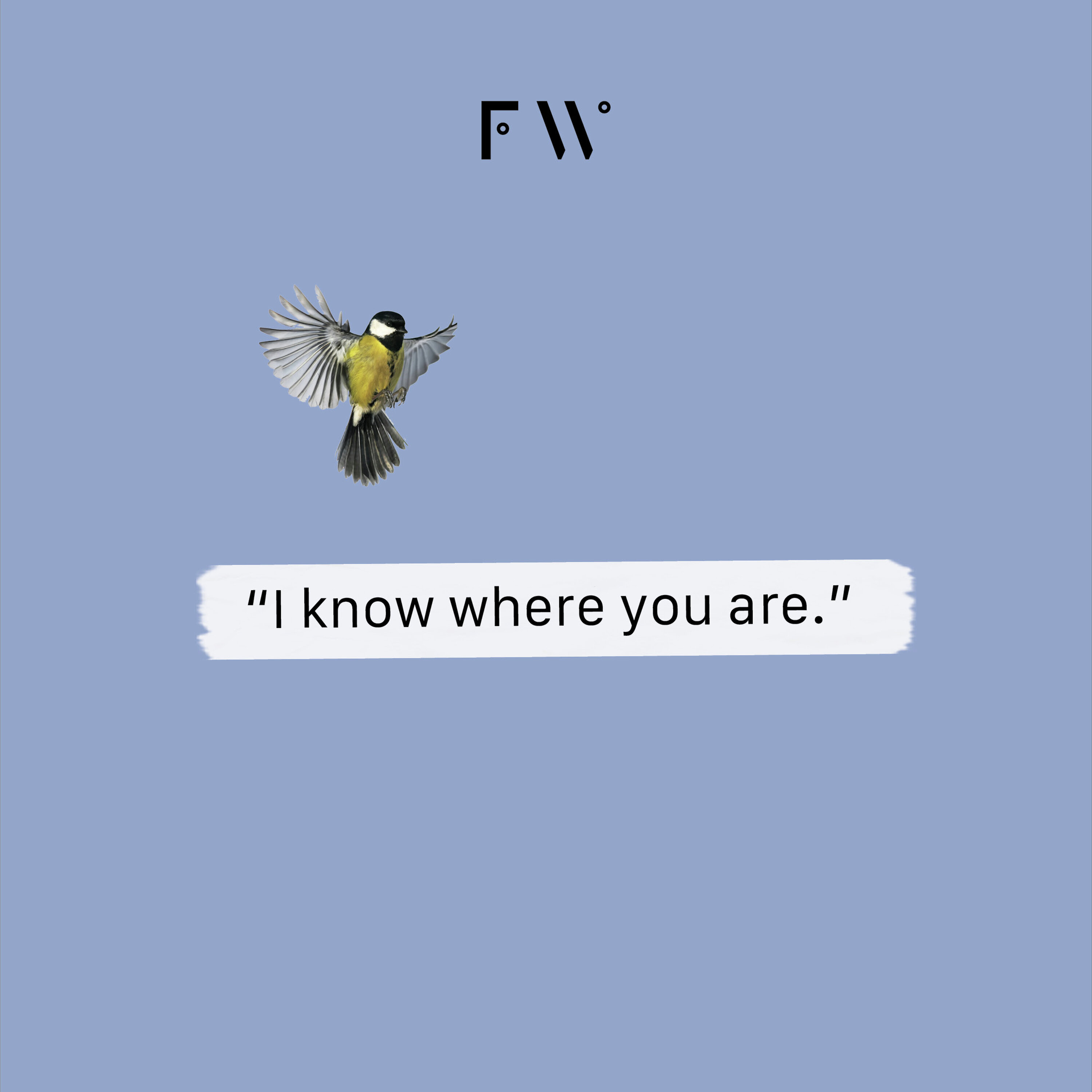 BONUS FW SERIES: "I know where you are." After she leaves BONUS FW SERIES: "I know where you are." After she leaves