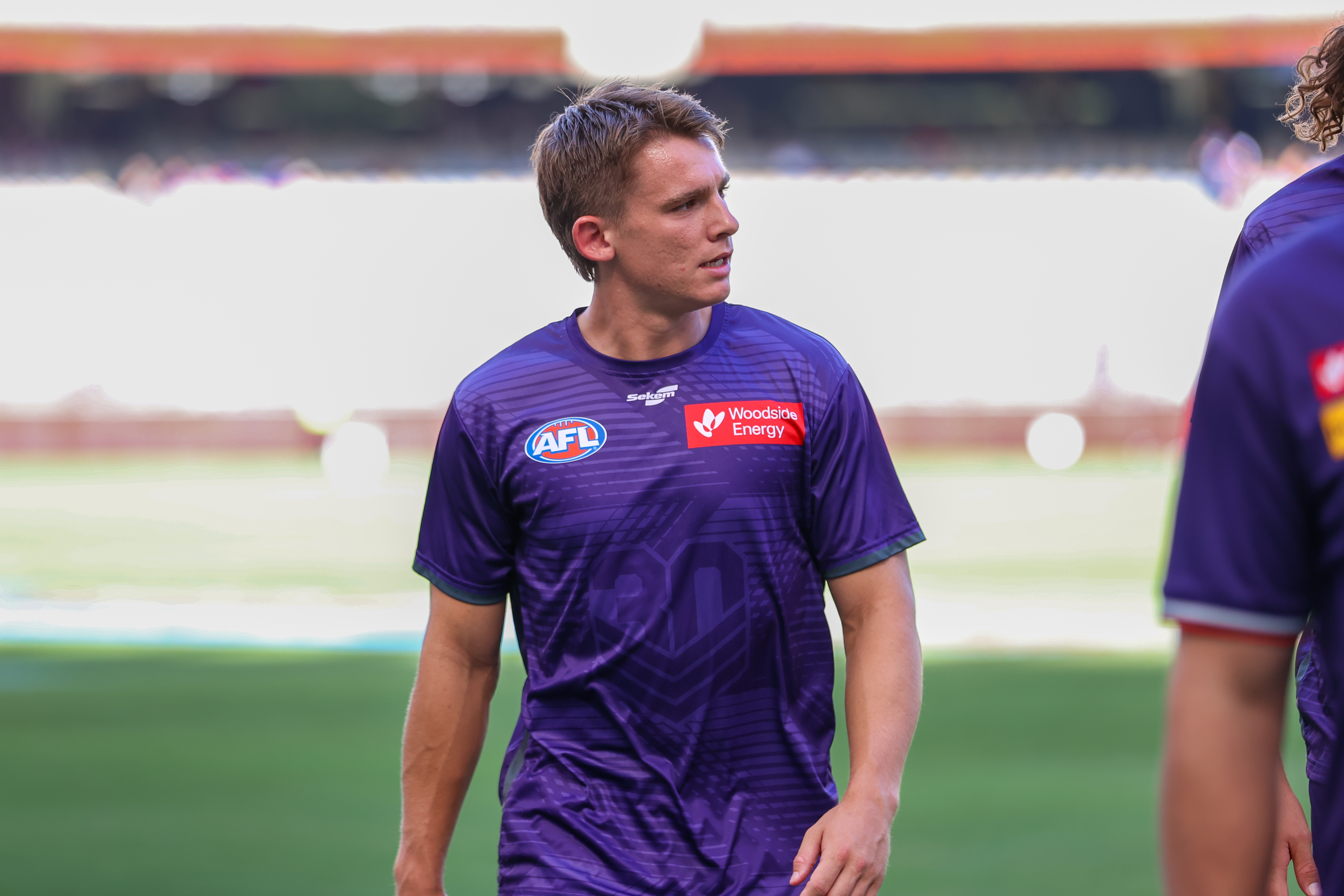 Caleb Serong post-match on ABC - 23 March