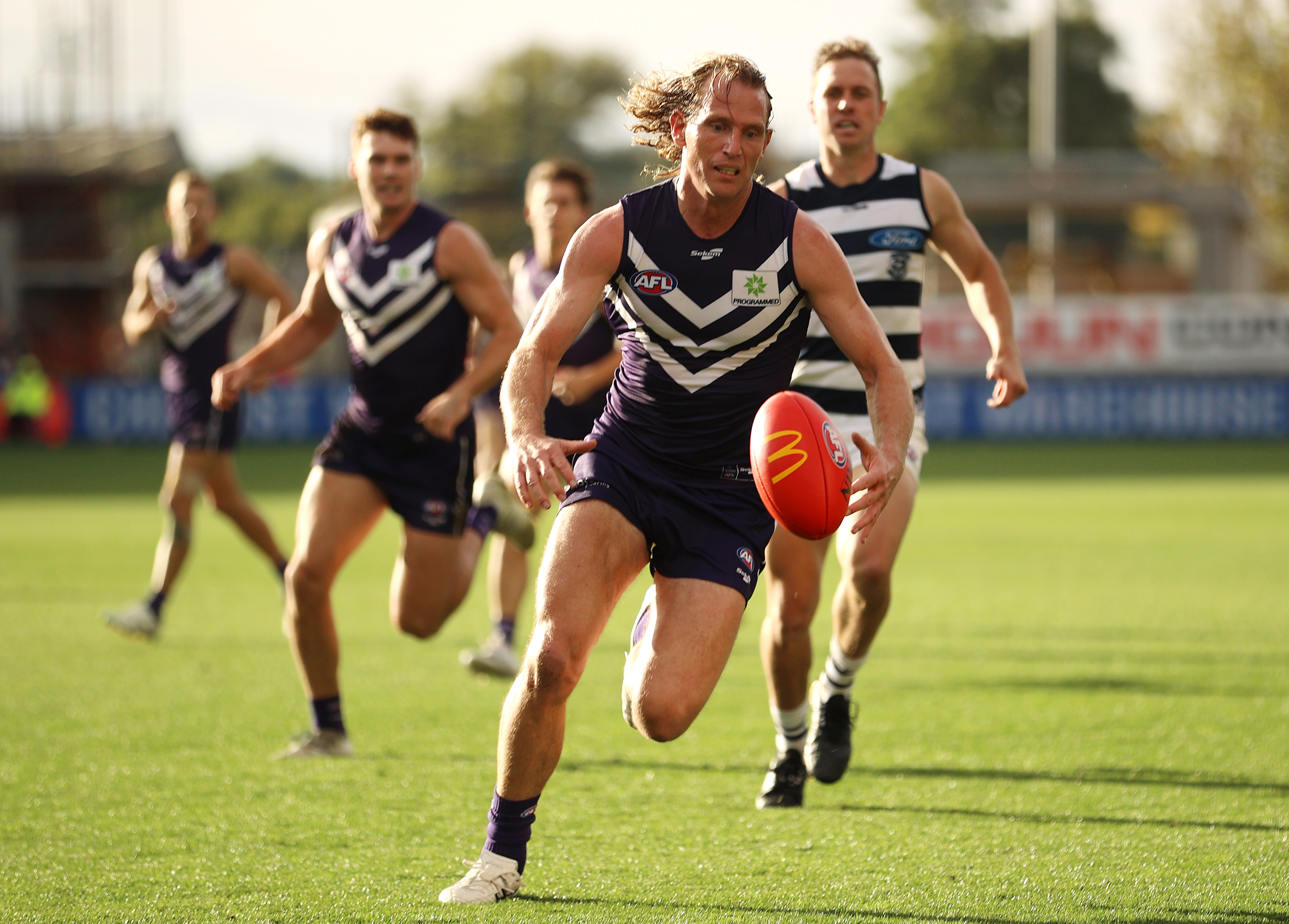 David Mundy post-game v Geelong on ABC Grandstand