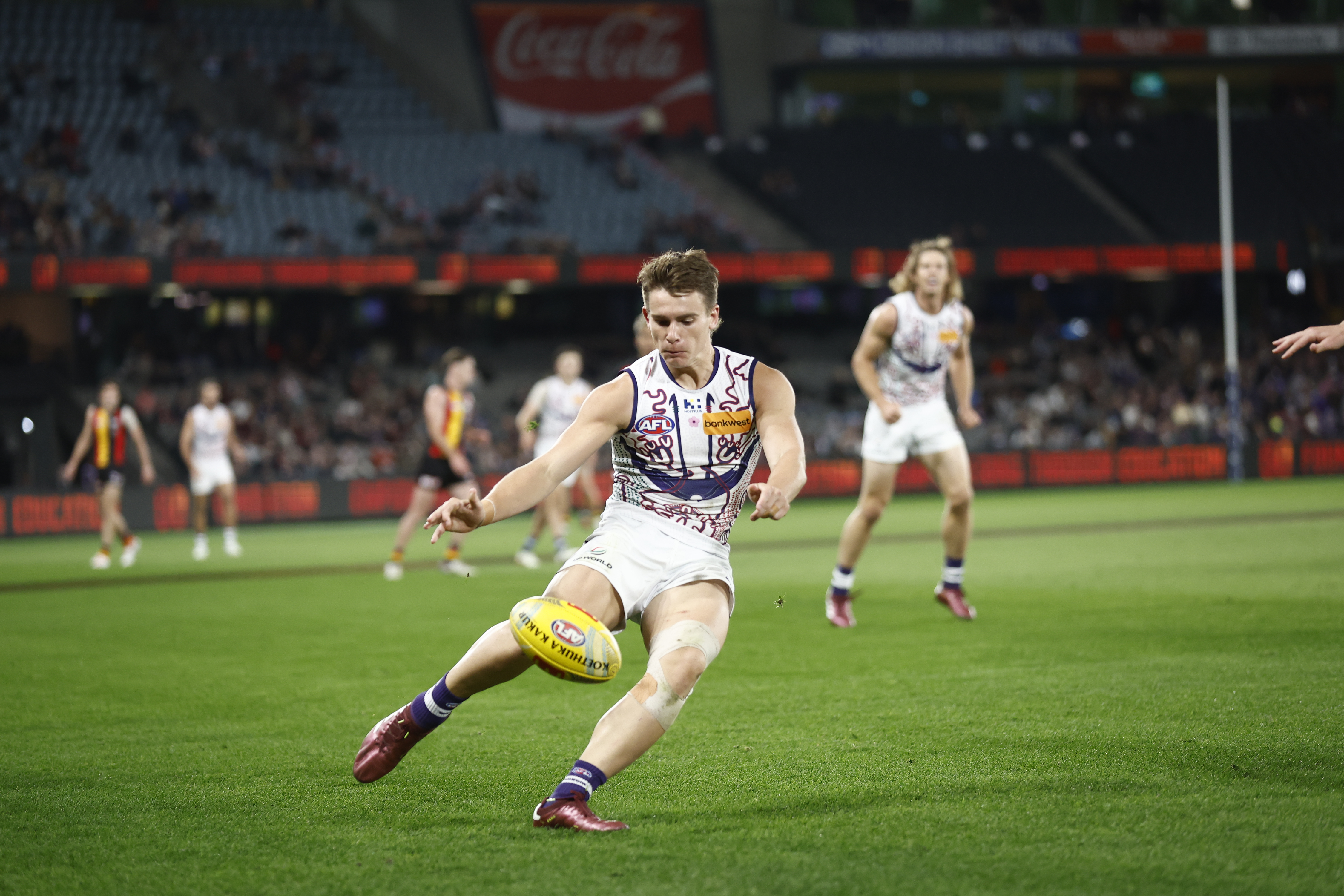 Caleb Serong backs in Walyalup's midfield group to take the challenge to Collingwood