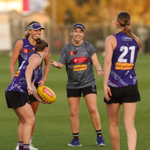 Lisa Webb talks AFLW finals and discusses who the 'loosest unit' in the team is