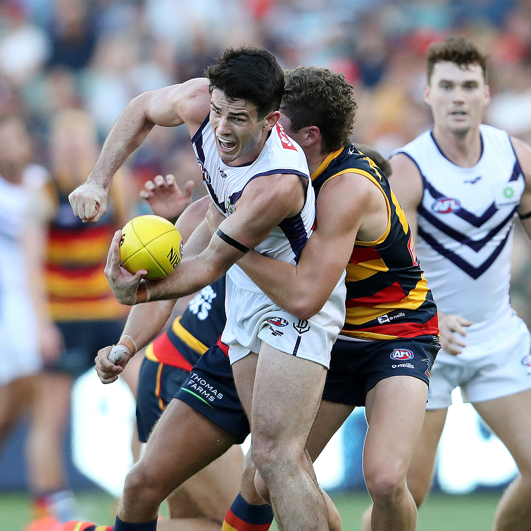 Andy Brayshaw post-match v Crows | ABC Radio