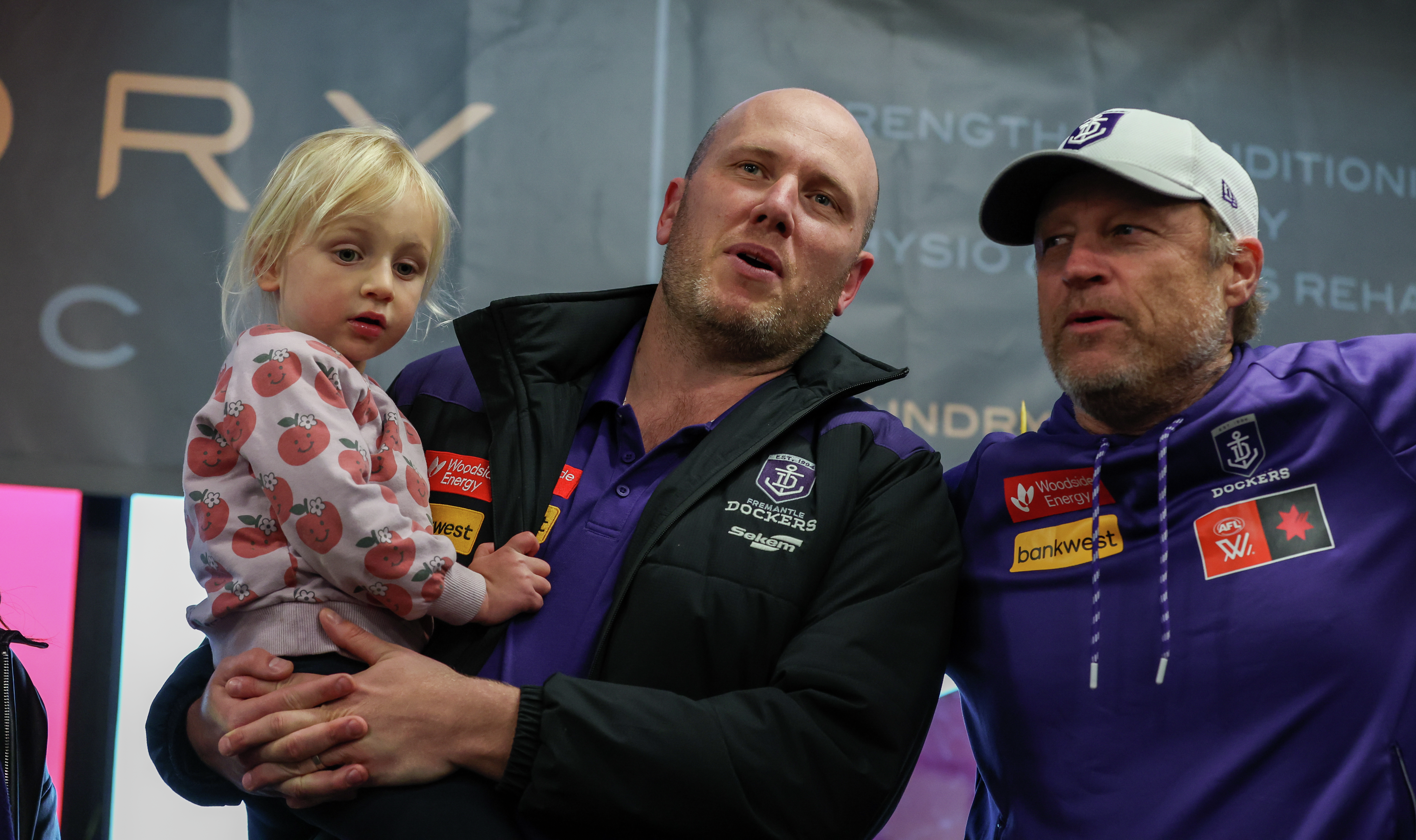 Fremantle EGM of Football Joe Brierty provides an update on Matthew Johnson and his injury