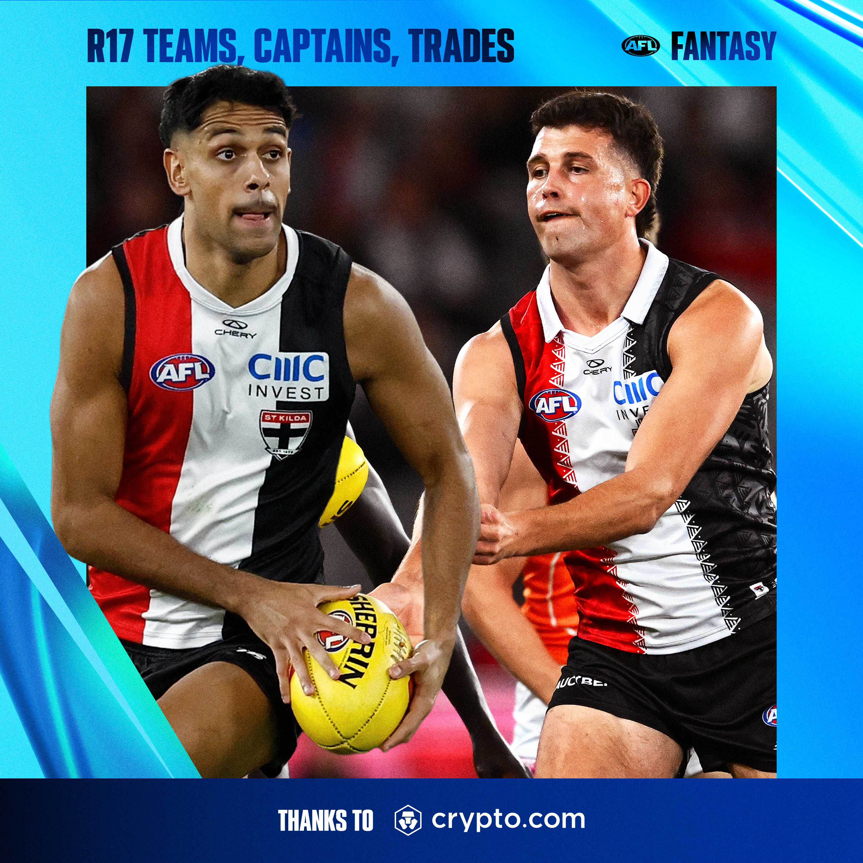 R17 teams, captains, trade tips - AFL Fantasy LIVE