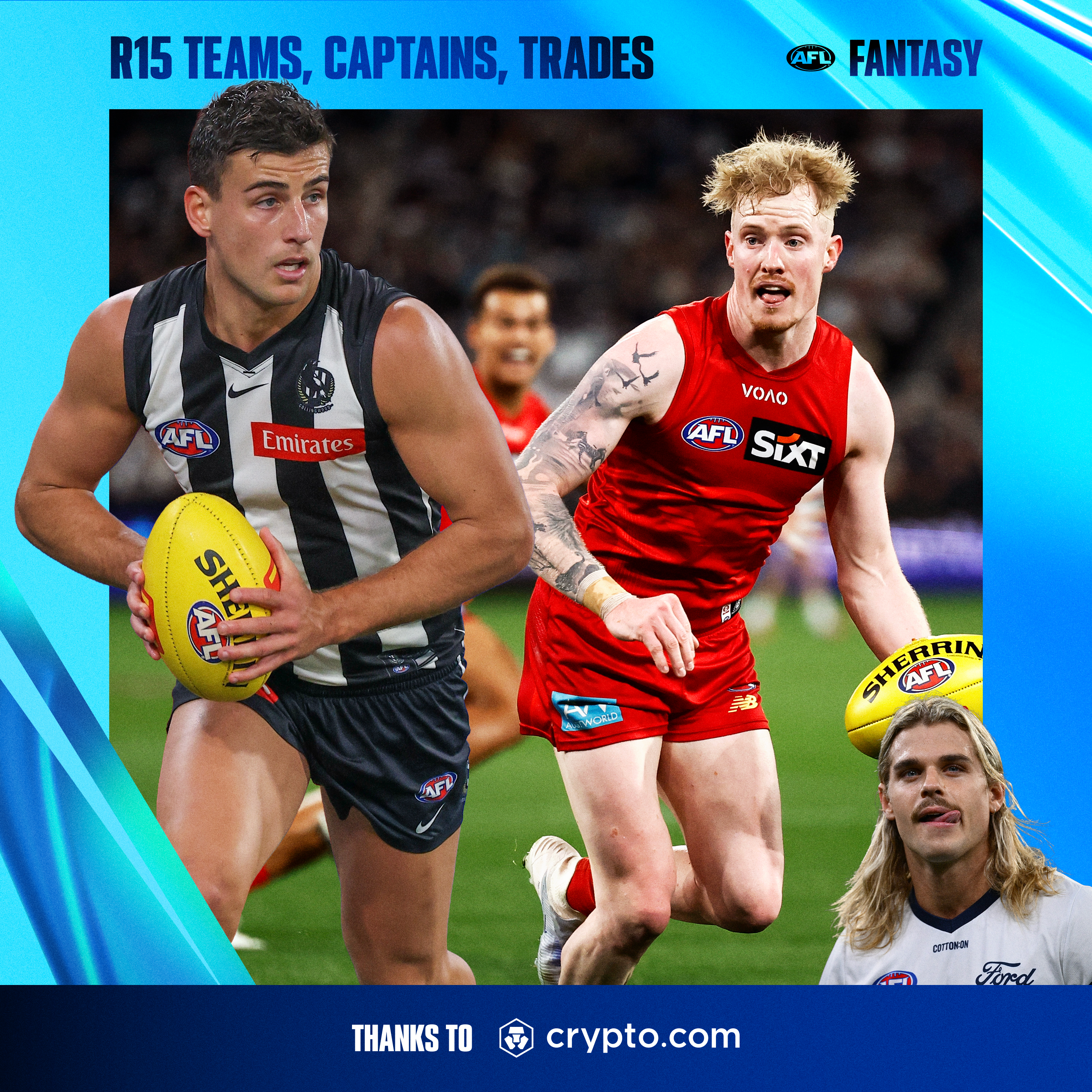 R15 teams, captains, trade tips - AFL Fantasy LIVE