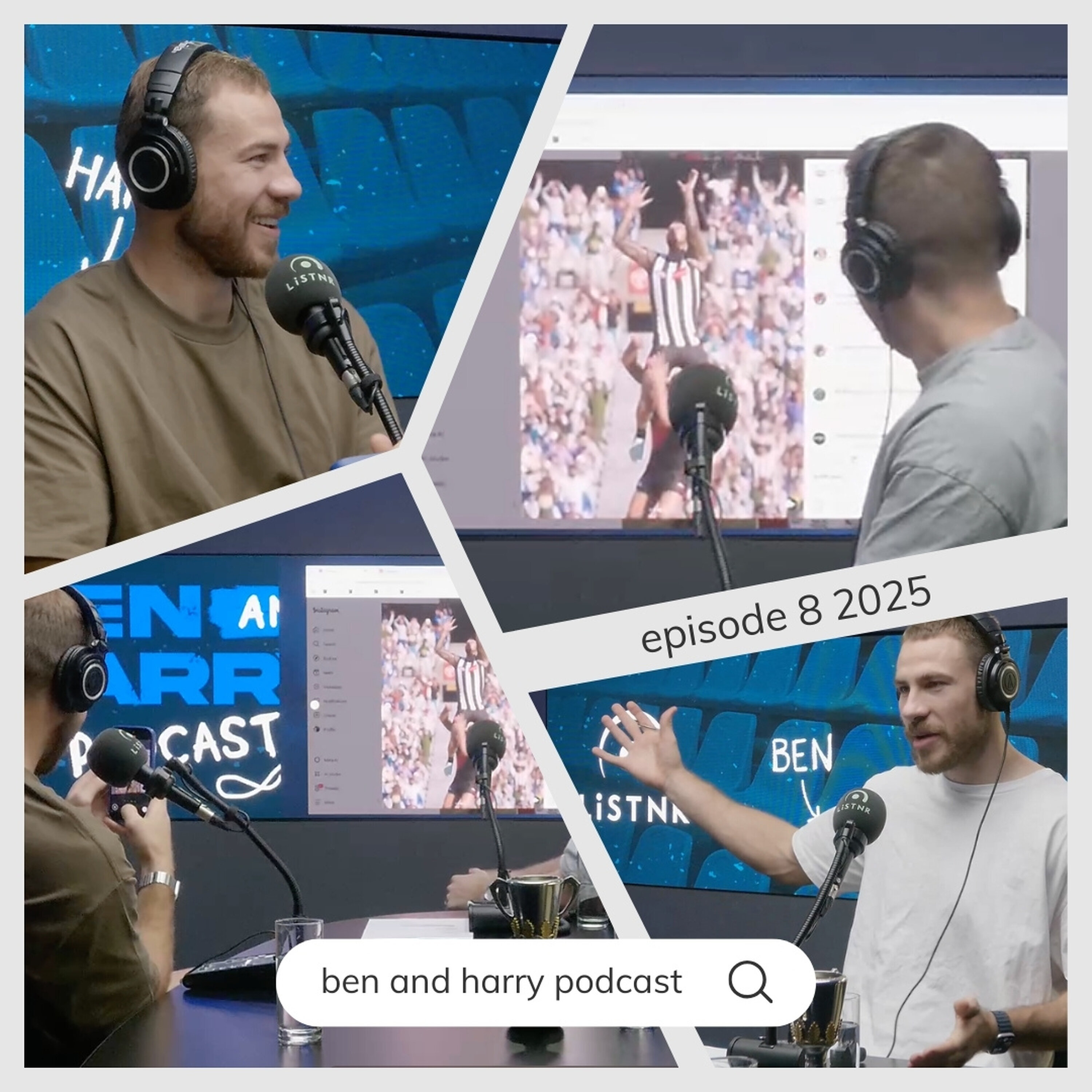 ep 8 2025. ben's starring role in AFL26, harry's horse attack 🐴 + 100 men vs a gorilla 🦍 episode artwork