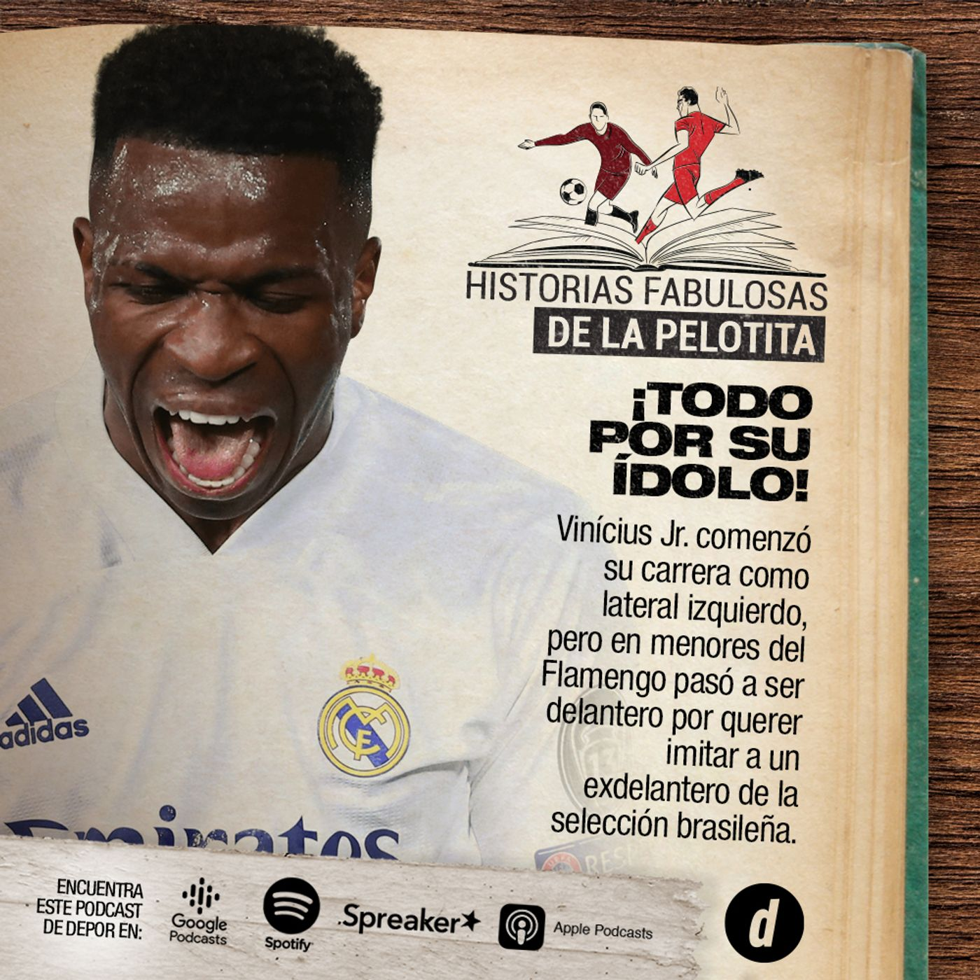 Vinícius Jr. ¡Todo por su ídolo!