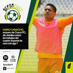 Hairo Camacho, arquero de Cusco FC, dio detalles sobre los trabajos del cuadro imperial de cara a la Liga 1