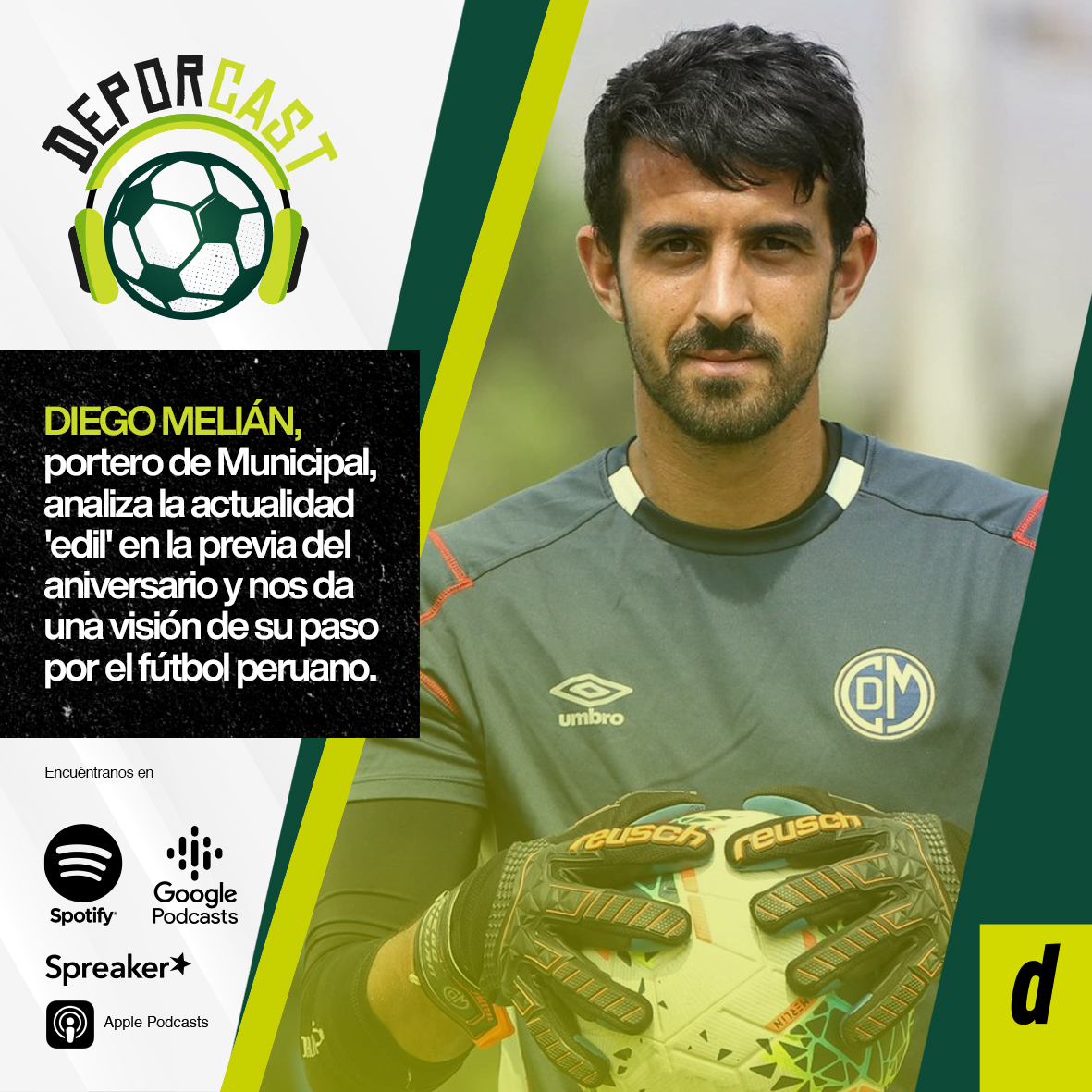 Diego Melián, portero de Municipal: "He visto chicos con condiciones, pero hay detalles que no traen desde menores"