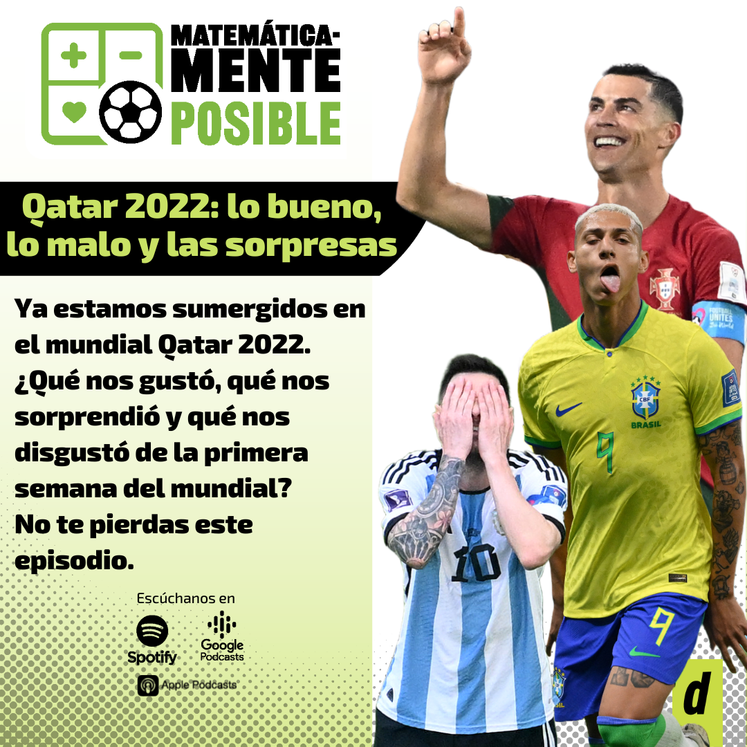 QATAR 2022: sorpresas, lo bueno y lo malo tras la primera ronda | MATEMÁTICAMENTE POSIBLE