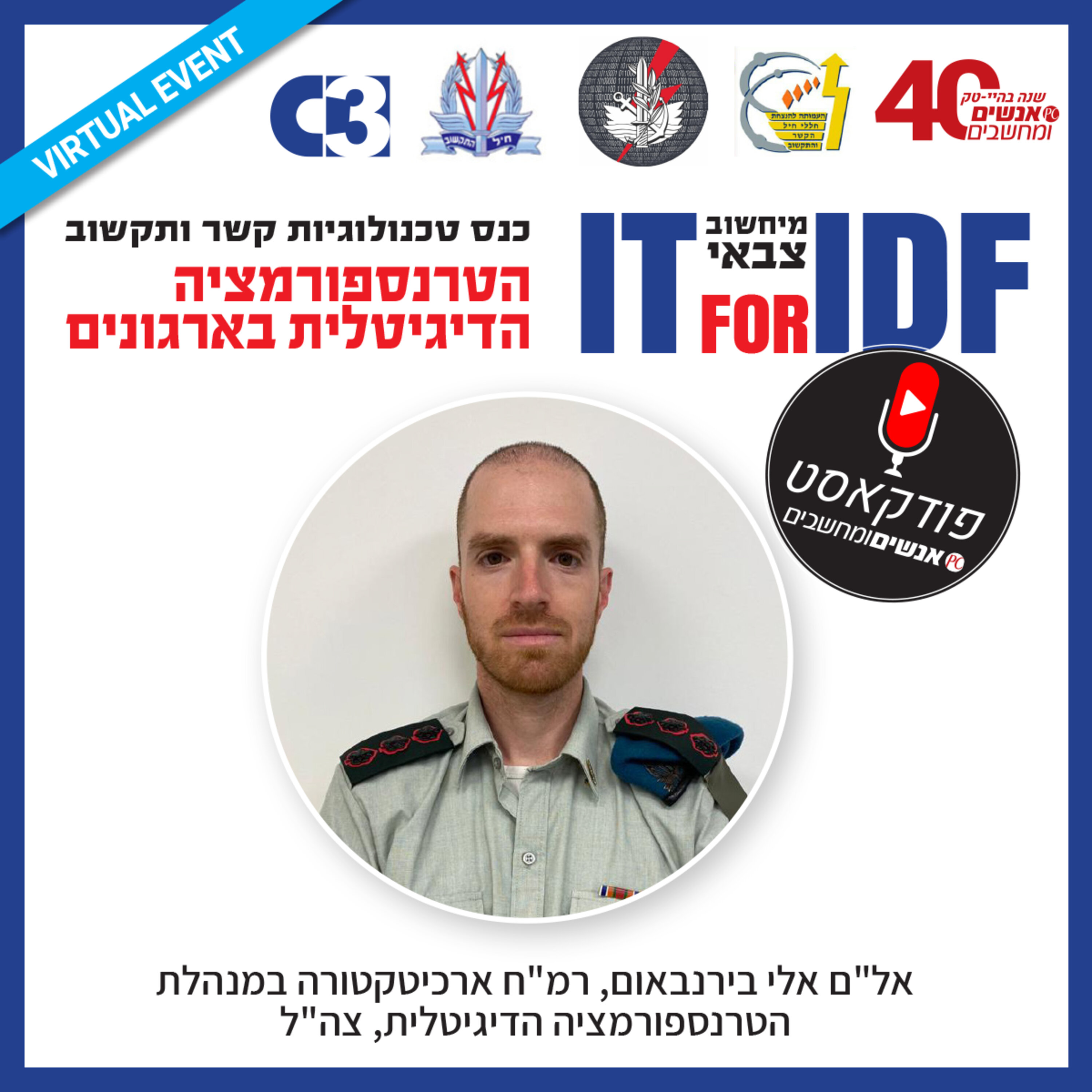 אנשים ומחשבים פרק 148- מיצוי טכנולוגי ומידע קיים לטובת הטרנספורמציה הדיגיטלית אנשים ומחשבים אנשים ומחשבים פרק 148- מיצוי טכנולוגי ומידע קיים לטובת הטרנספורמציה הדיגיטלית