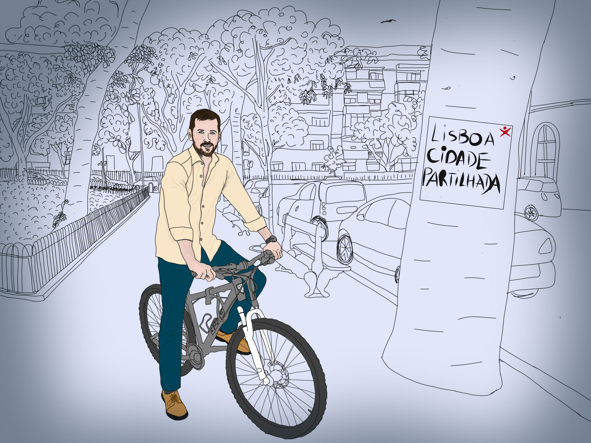 Ricardo Robles, candidato do BE a Lisboa: “Lisboa está uma cidade-montra. Qualquer dia estarão turistas a fotografar turistas”