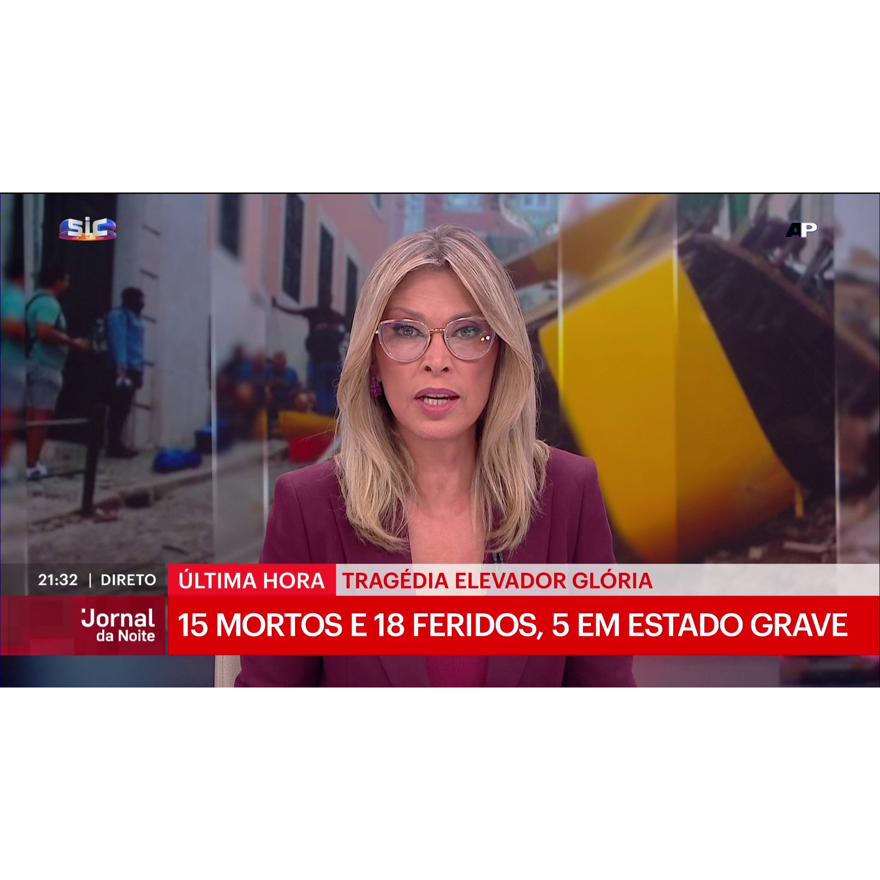 Lisboa e Portugal de luto, no Jornal da Noite com Clara de Sousa (parte 3/3): A capital vive um dos dias mais negros na sua História
