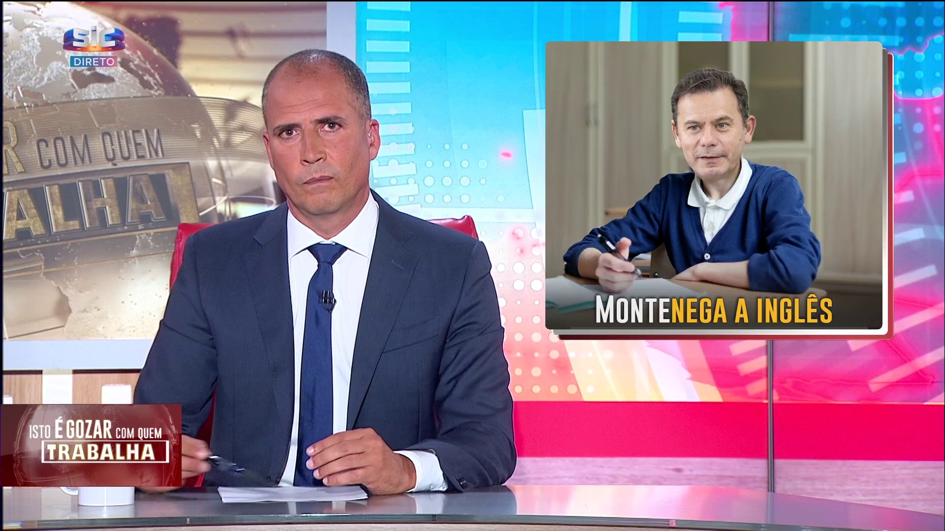 “Quando o Montenegro não tem rooming tem de se ligar ao wi-fui para ver suites na internot e séries em plataformas de estruming”