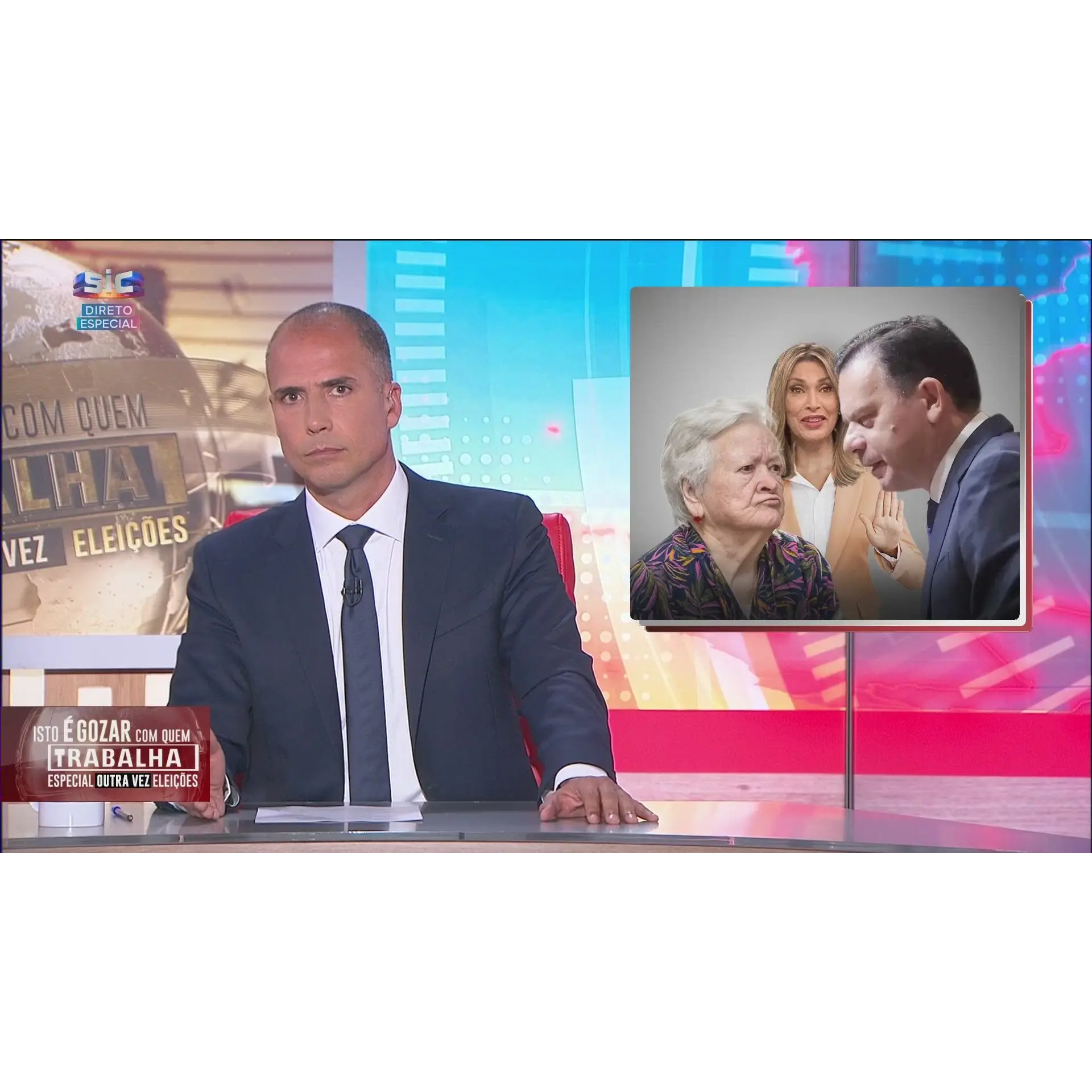 “Três senhoras com 90 anos, há mais de 4 horas à espera de ver chegar Montenegro. Com a AD, até os comícios funcionam como as urgências”