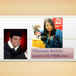 Singer #Hemanth Birthday special with #RjRashmi