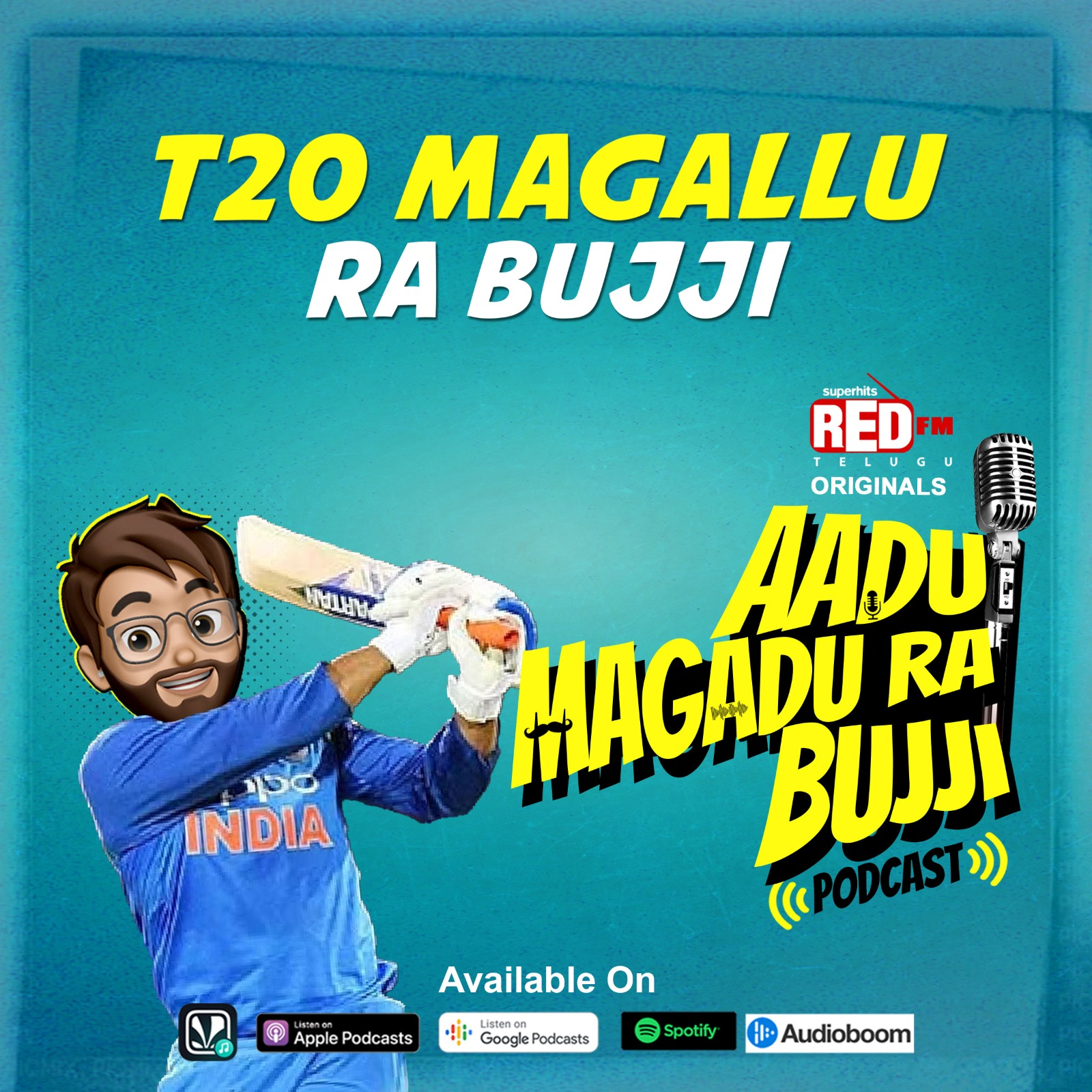 T20 Magallu Ra Bujji | E92 | Aadu Magadu Ra Bujji | Red FM Telugu Originals episode artwork