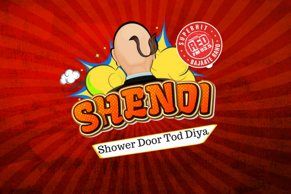 Red FM Shendi- Shower Door Tod Diya