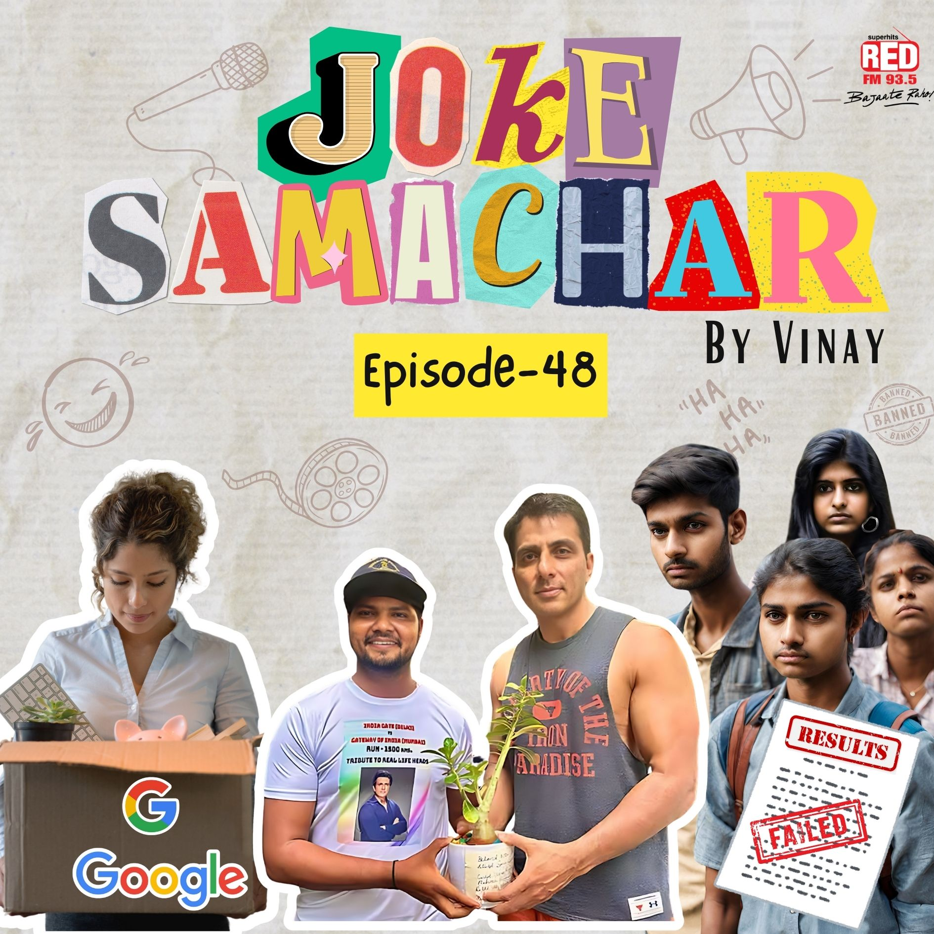 Google ne job se nikala, Ajab gajab board Result aur Sonu Sood ka fan episode artwork