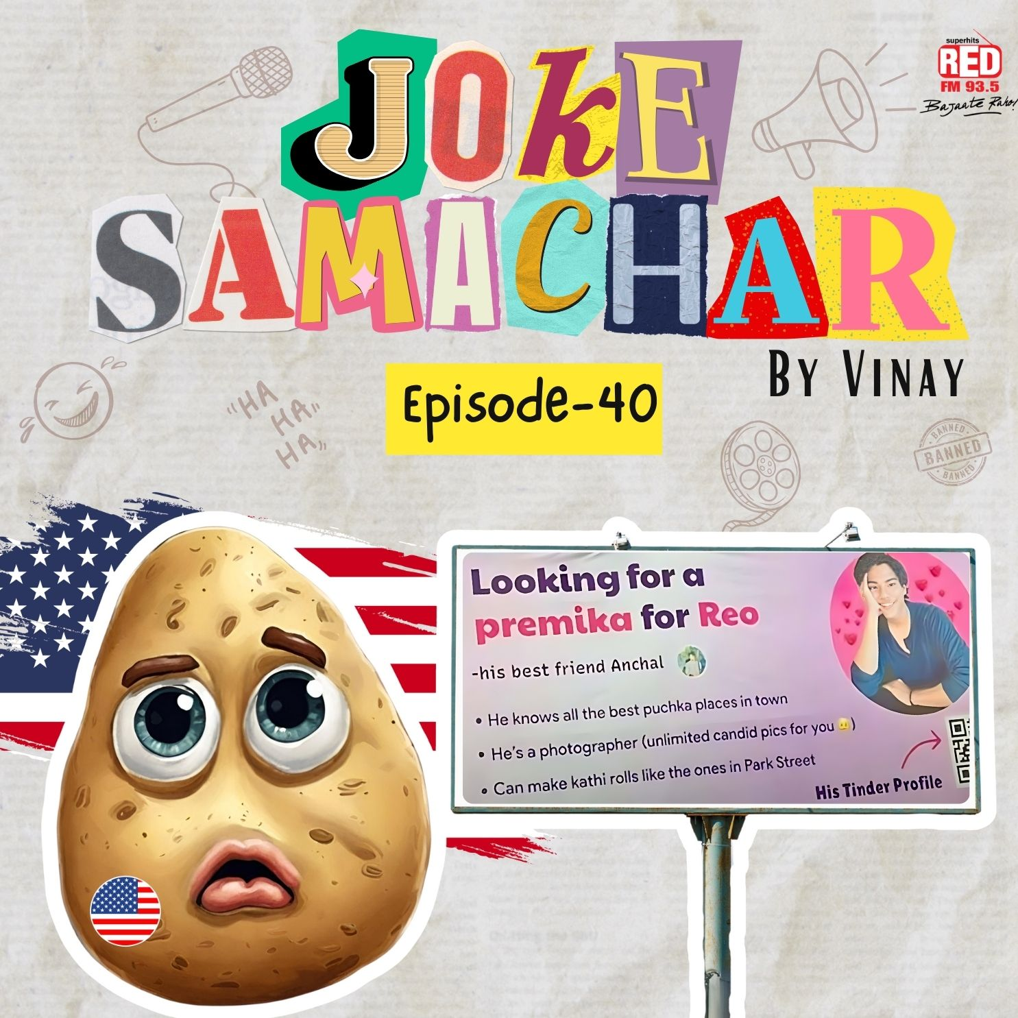 America Aalu se huaa Pareshan, Girlfriend banane ki ninja technique, Joke Samachar episode artwork