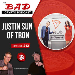 Justin Sun with TRON