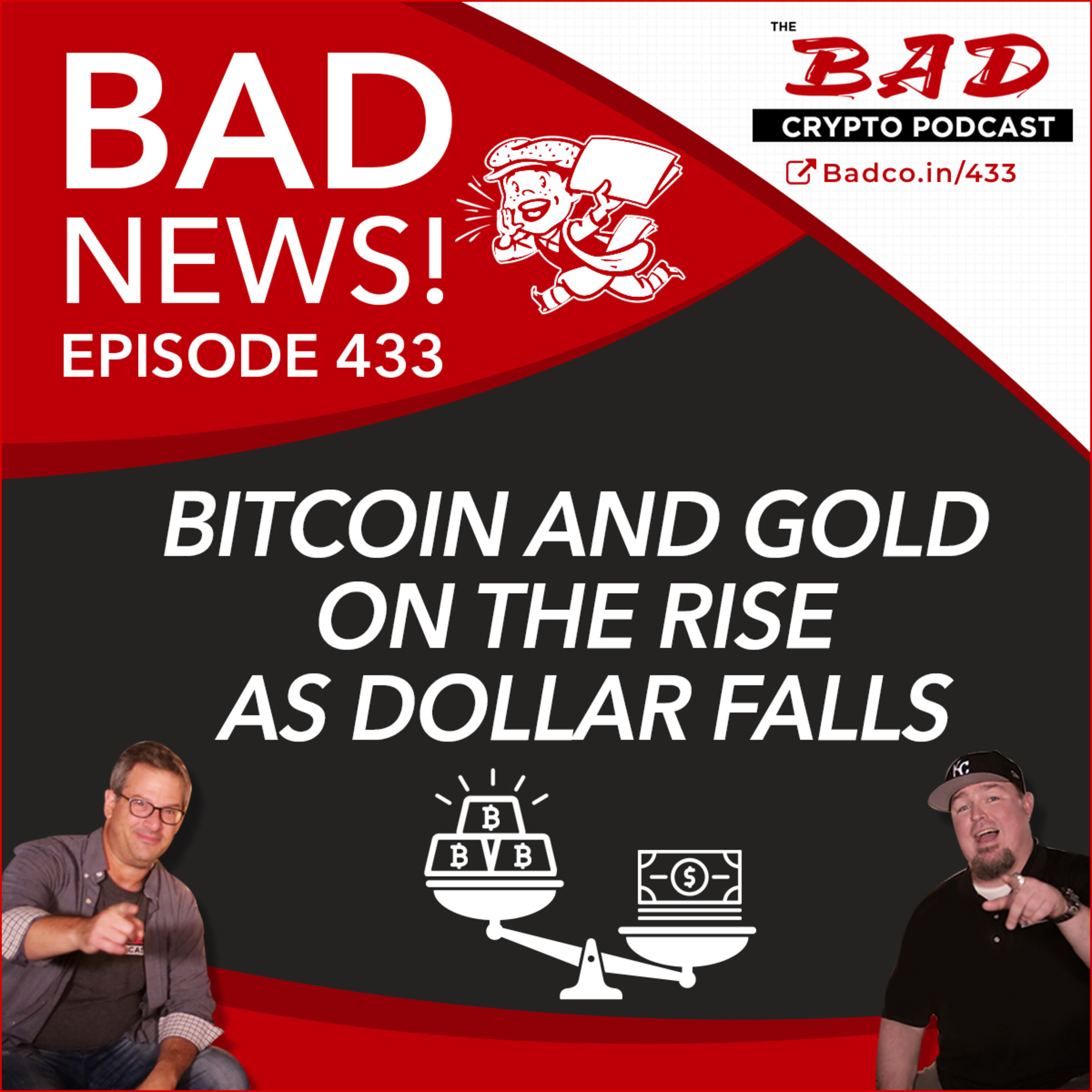 Bitcoin and Gold on the Rise as Dollar Falls - Bad News For Thursday, Aug 6th