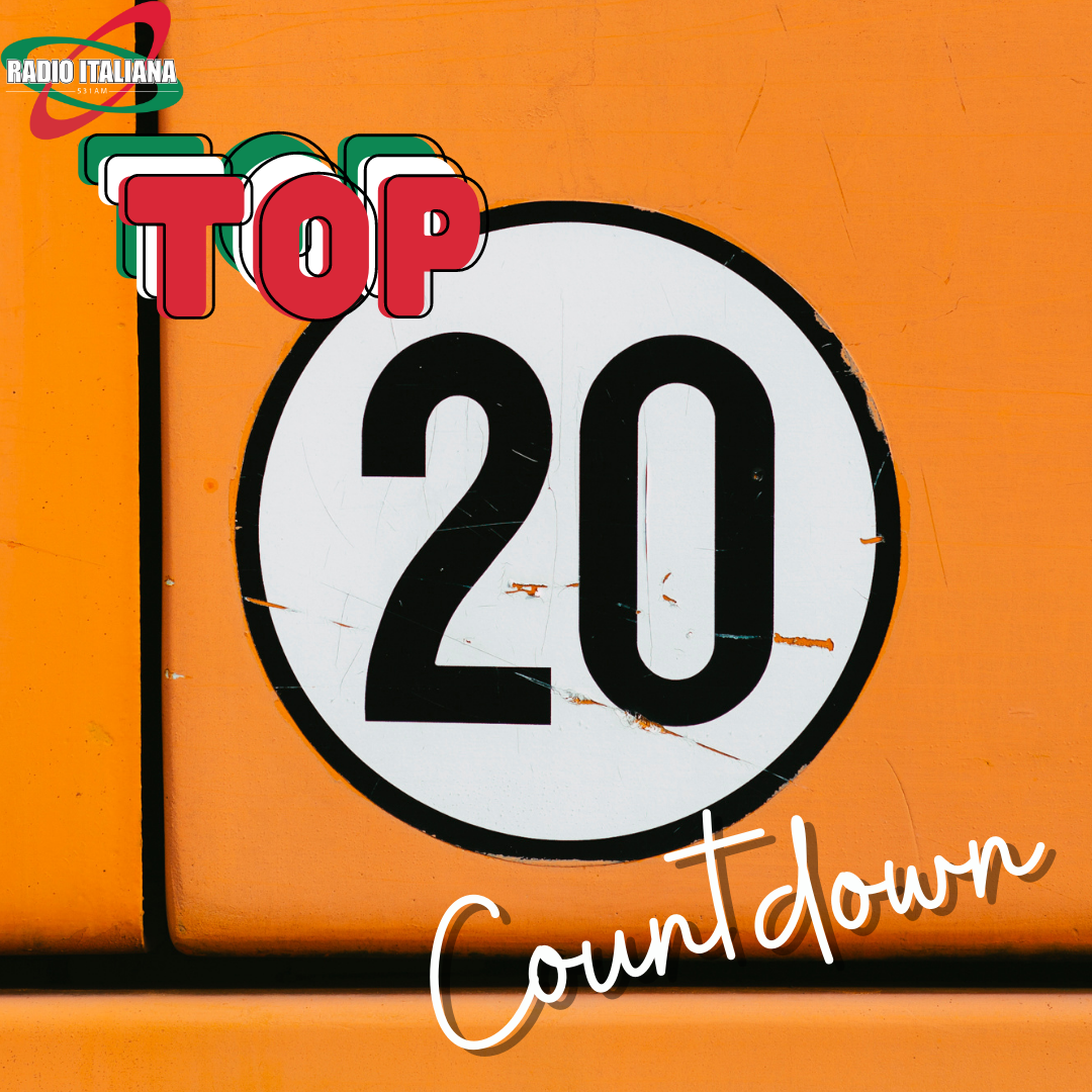 TOP 20 COUNTDOWN - 25 LUGLIO 2026