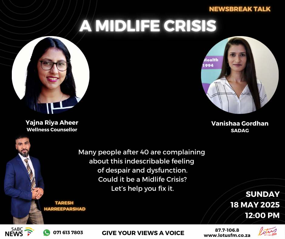 Managing a midlife crisis #sabcnews