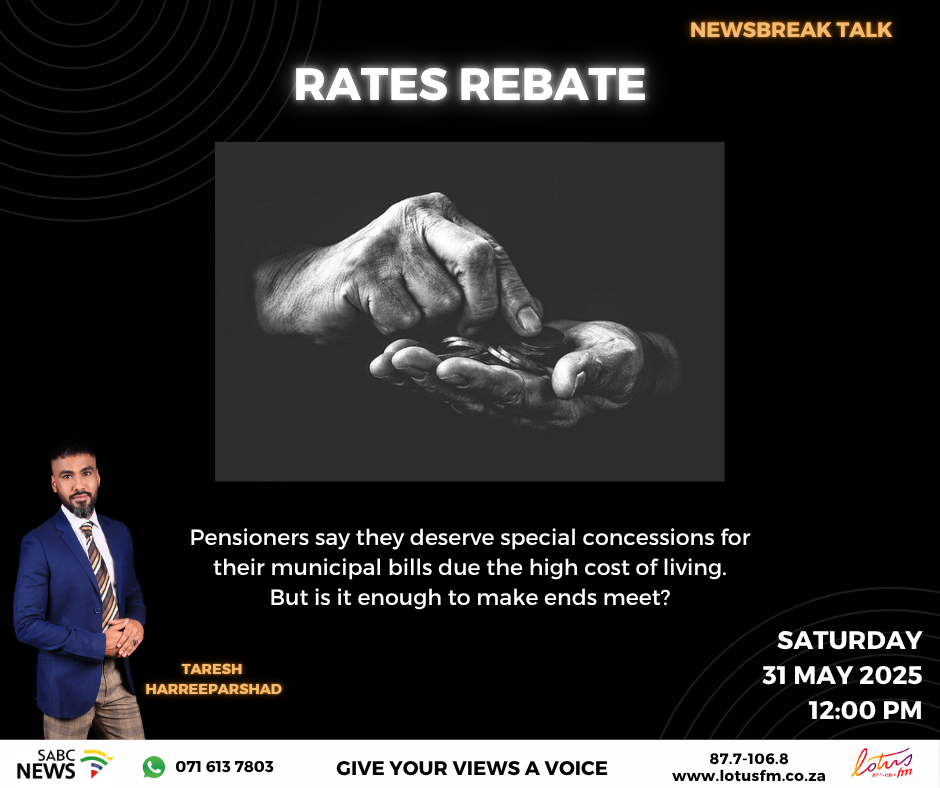 Pensioners call for municipal rates rebate amid rising cost of living #sabcnews
