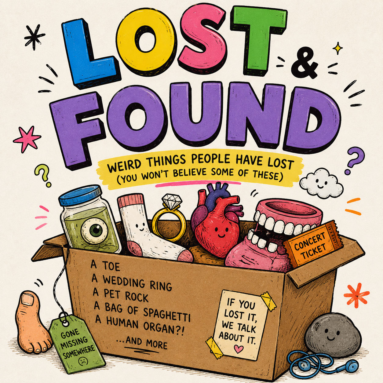 Some WEIRD stuff goes missing everyday... including an organ....