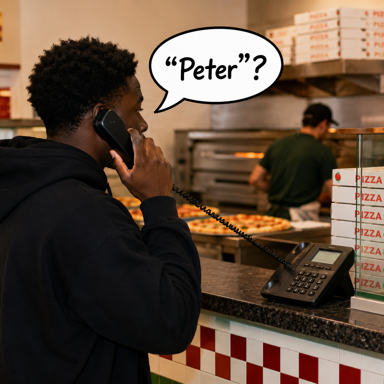 Waste Your Time Phone Line: The "Peter" Shop episode artwork
