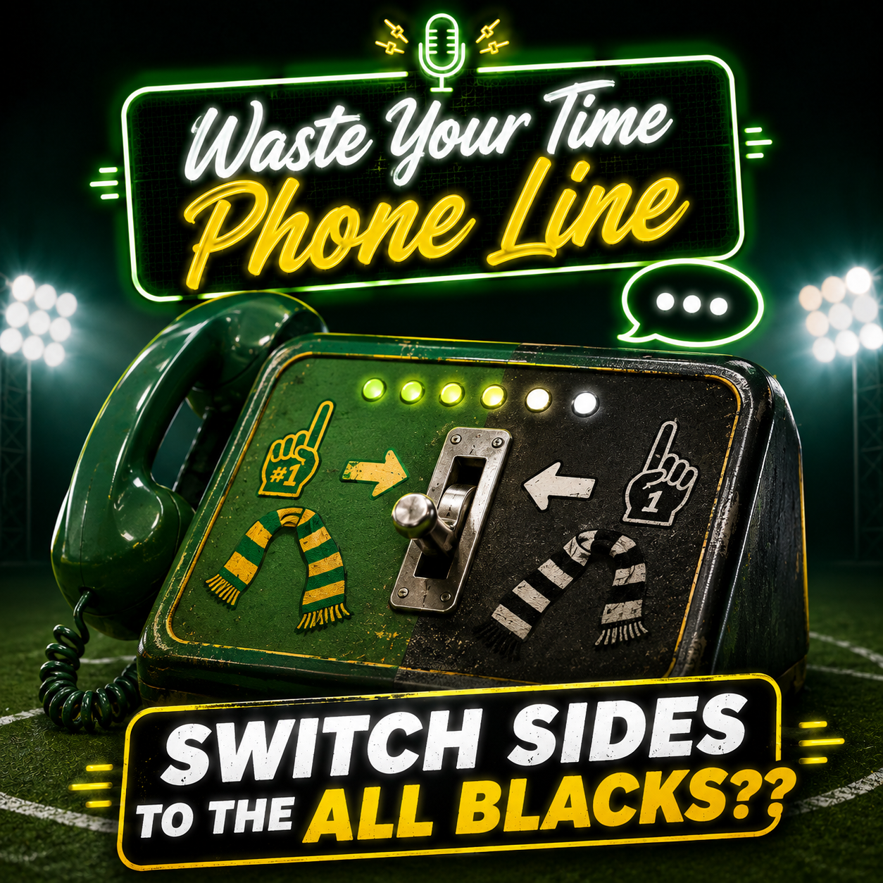 Waste Your Time Phone Line? Switch sides to the All Blacks??