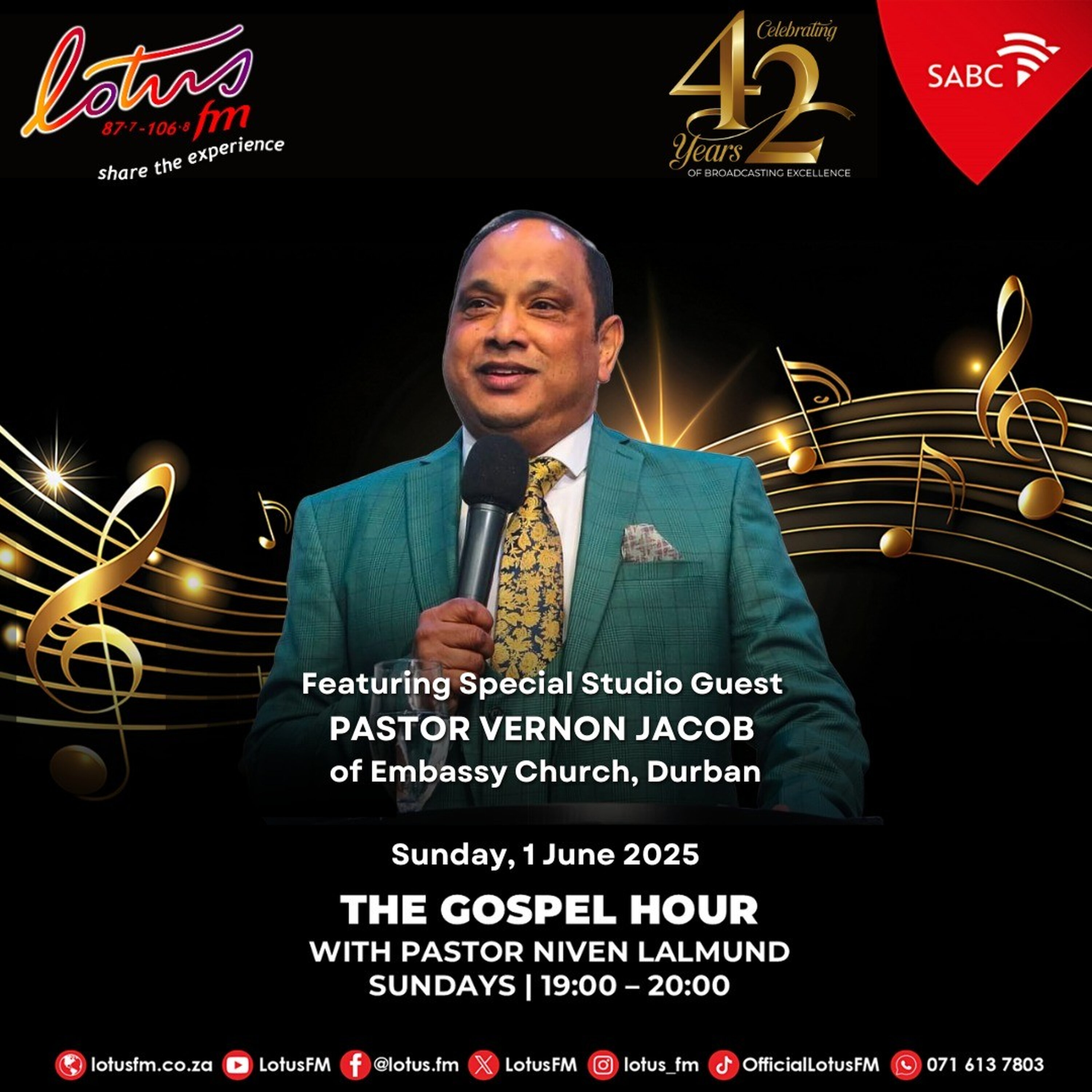 Pastor Vernon Jacob - 01 June 2025 episode artwork