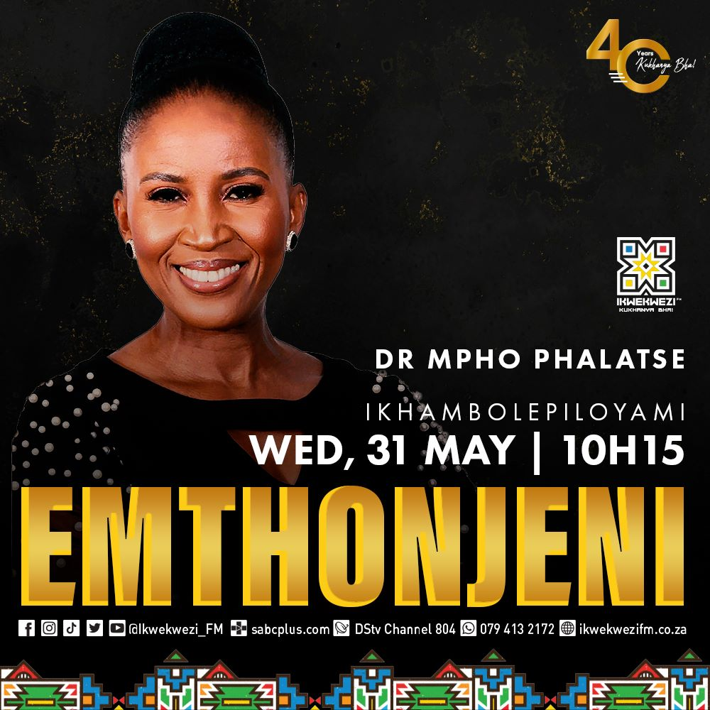 #IkhamboLepiloyam:  Dr Mpho Phalatse episode artwork