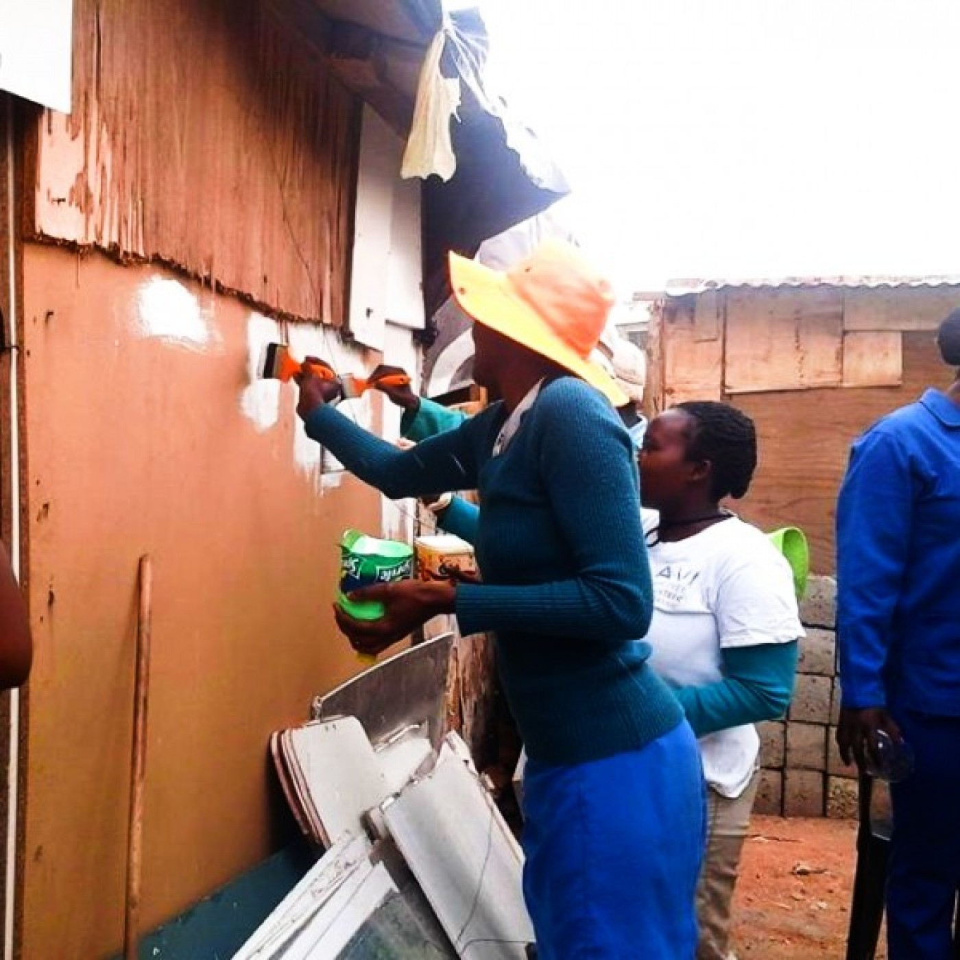 PAINT TO PROTECT AGAINST SHACK FIRES