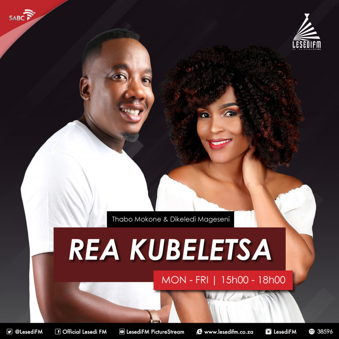 Thabo Mokone & Dikeledi Mageseni talking to Dr Stella Vuma