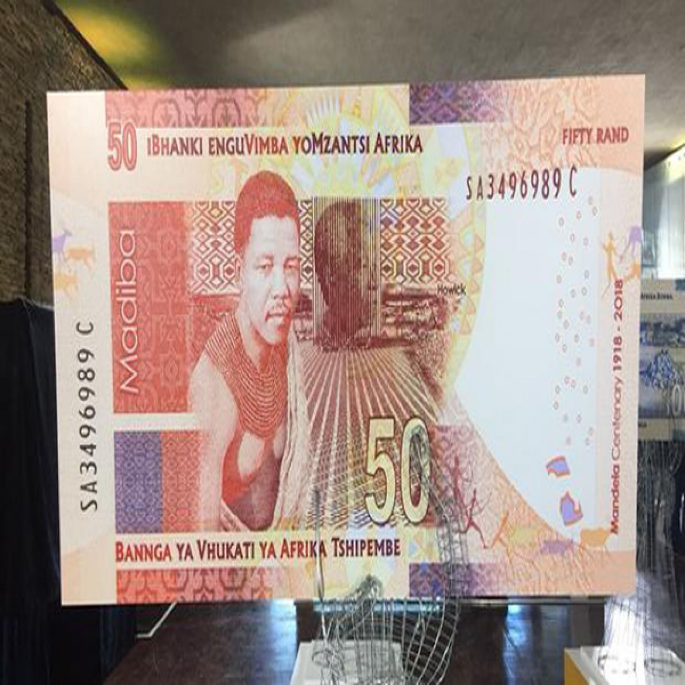 SA Reserve Bank launches commemorative Mandela bank note episode artwork