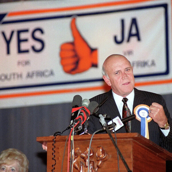 34 Jaar sedert witmense ‘ja’ stem vir demokratiese Suid-Afrika