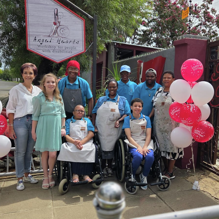 Angel Hearts bevorder mense met gestremdhede se kreatiwiteit