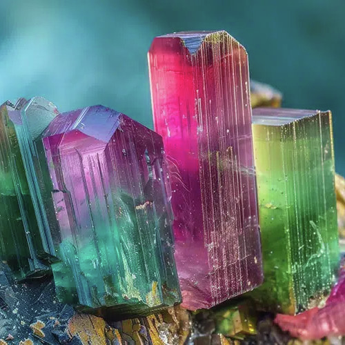 Spinel en toermalyn