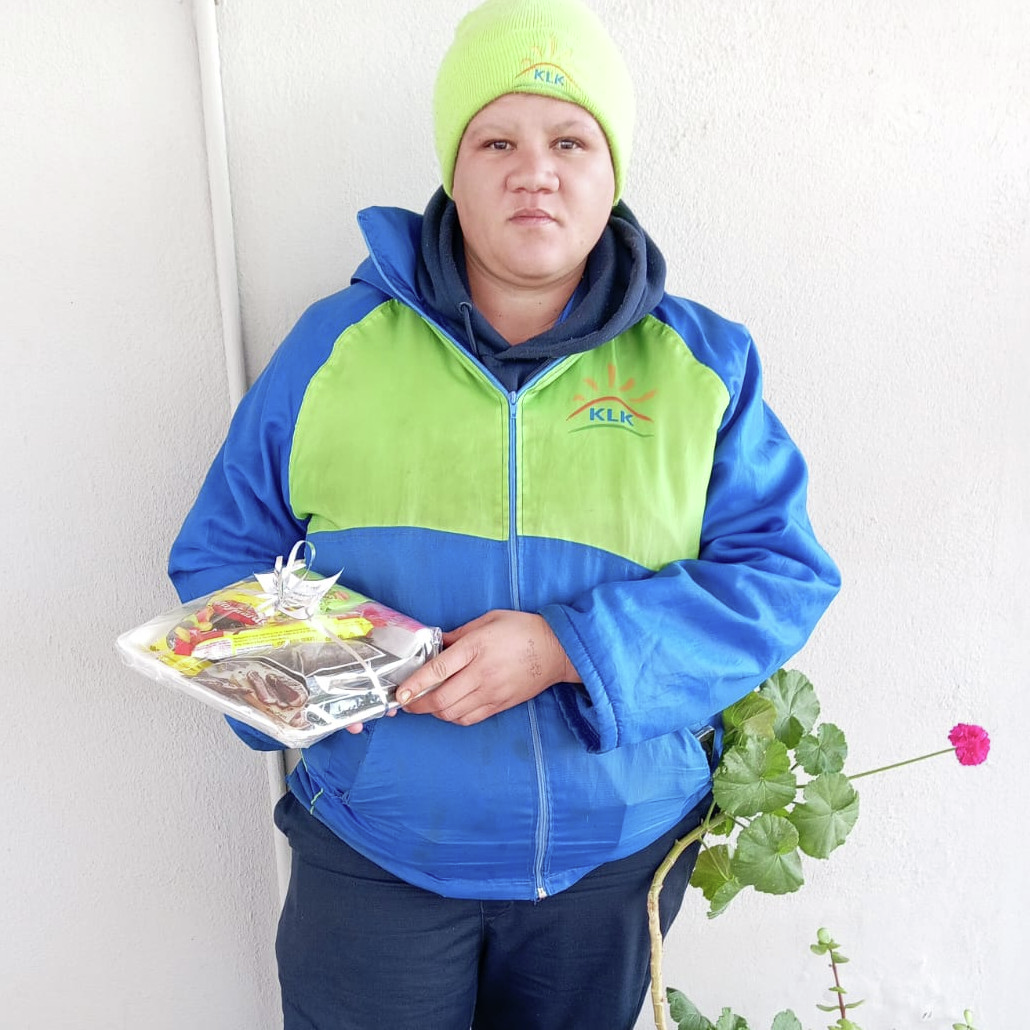 Averil, die vrolike petroljoggie van Pofadder