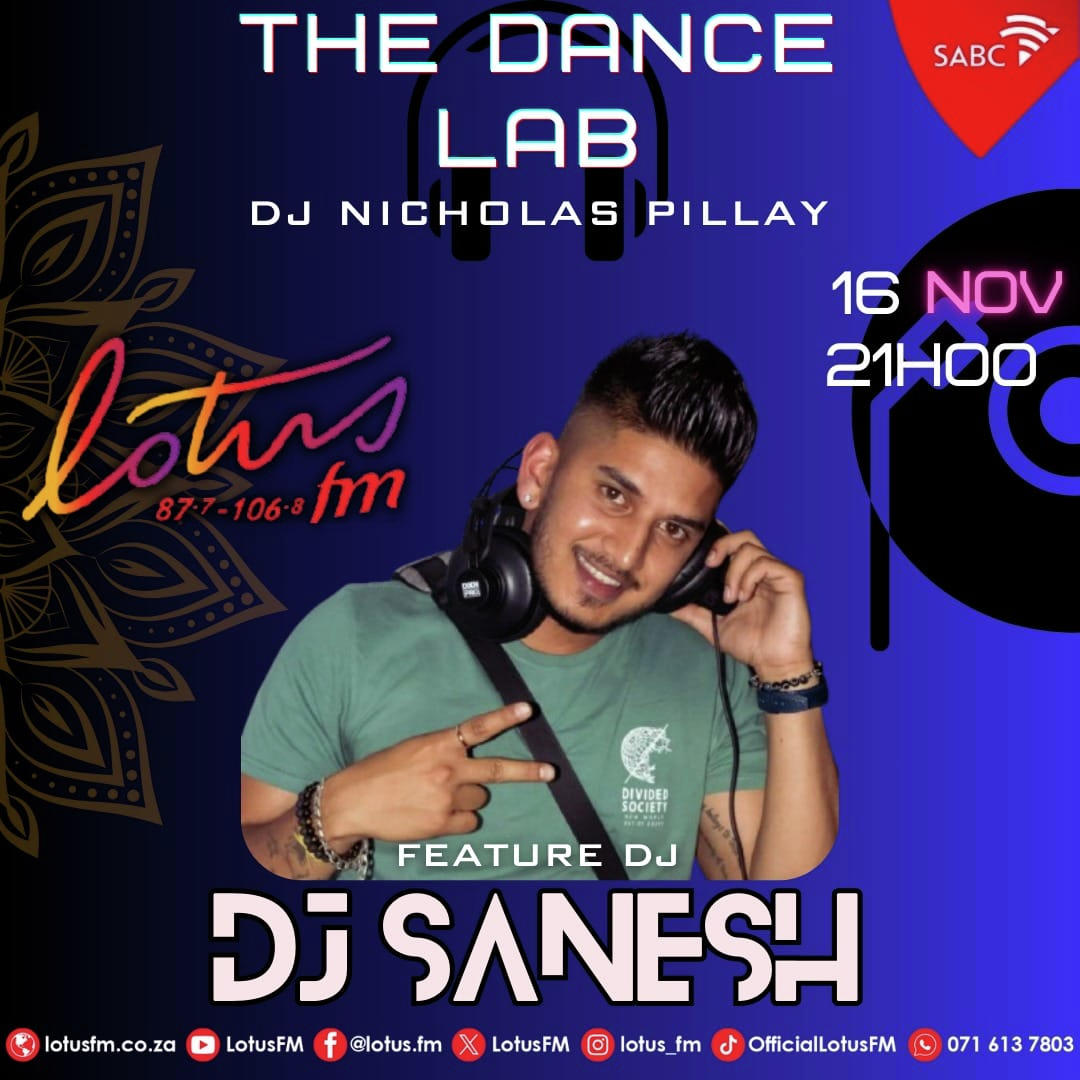 DJ SANESH INTERVIEW with Nicholas Pillay - 16 November 2024