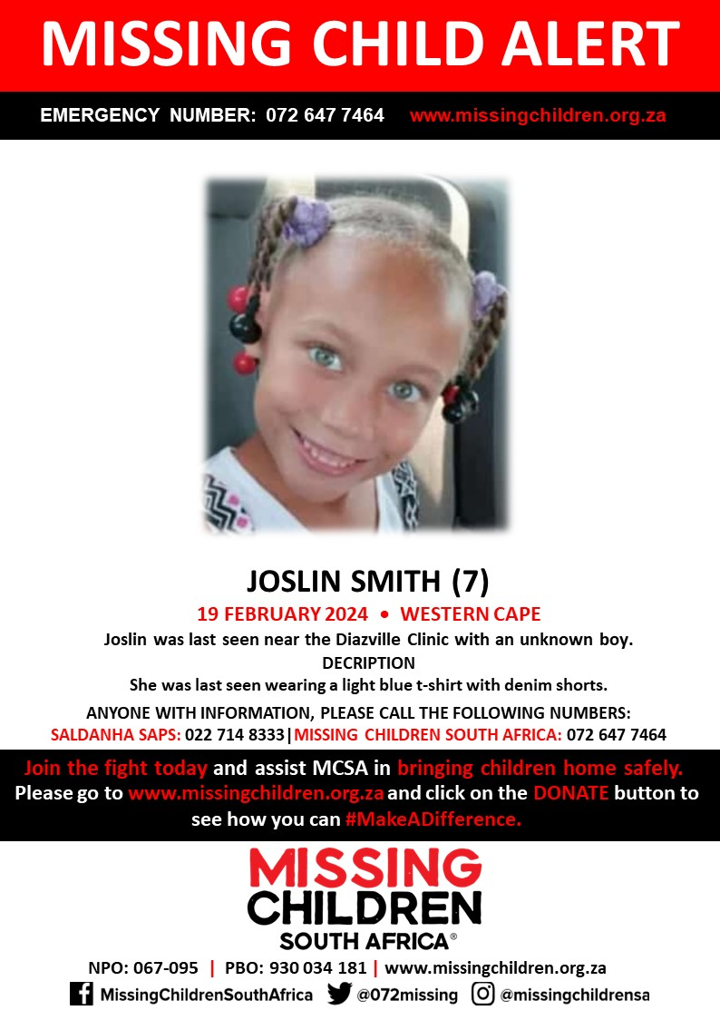 #PODCAST Desperate search for missing 7-year-old, Joslin Smith, continues