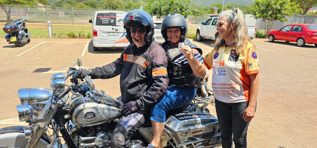 #PODCAST Pediatric Care Africa now halfway through a 7,000km motorcycle trip to raise funds for underprivileged children's medical care #sabcnews episode artwork