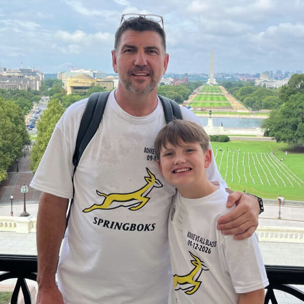 Abri en Hendrik se Springbok-ervaring in Baltimore