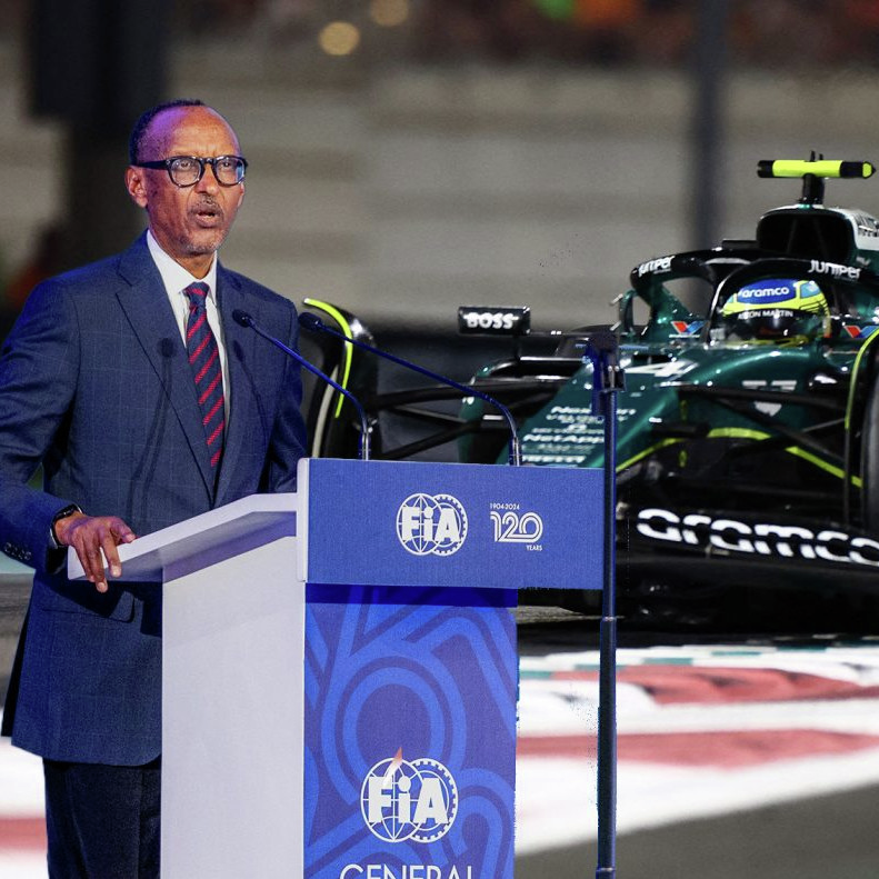 Rwanda kry F1-ren